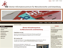 Tablet Screenshot of bizme.de